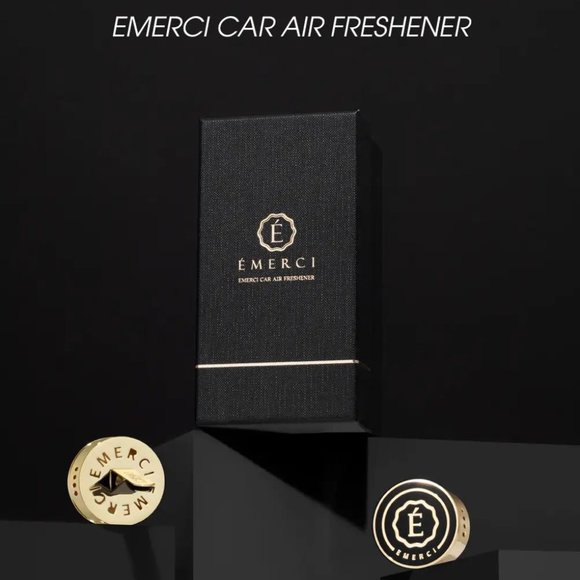 Émerci Black Luxury Car Vent Clip On Air Freshener Gift Set - Picture 2 of 8
